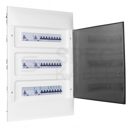 Rozdzielnica podtynkowa PRACTIBOX 4x18 modułów IP40 761x432x72mm drzwi pełne LEGRAND