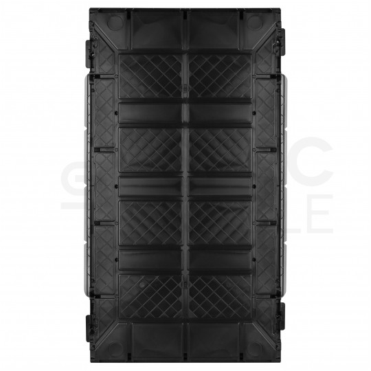 Rozdzielnica podtynkowa PRACTIBOX 4x18 modułów IP40 761x432x72mm drzwi transparentne dymne LEGRAND