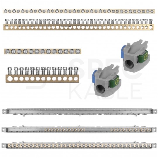 Rozdzielnica podtynkowa PRACTIBOX 4x18 modułów IP40 761x432x72mm drzwi transparentne dymne LEGRAND