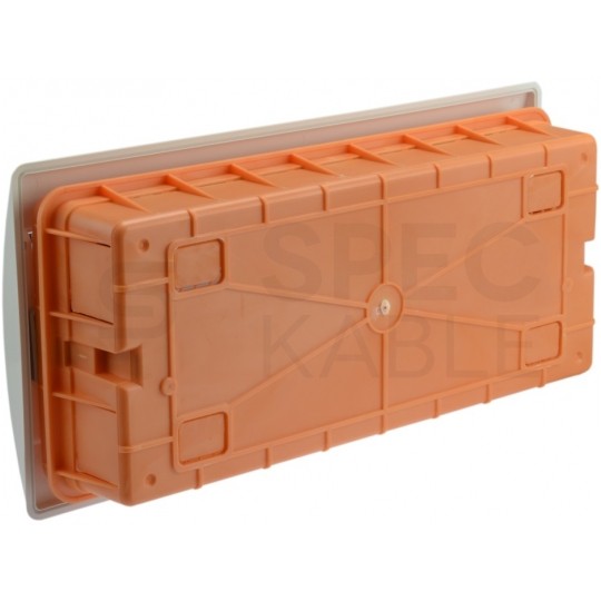 Rozdzielnica podtynkowa RP-18 (N+PE) 1x18 modułów IP40 205x416x74mm drzwi transparentne Elektro-Plast