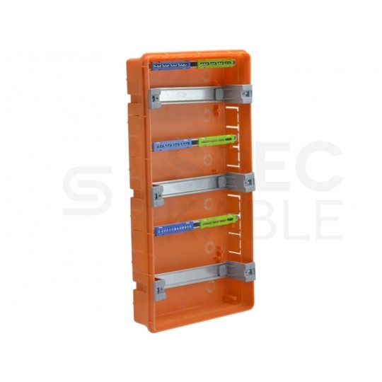 Rozdzielnica podtynkowa RP-36 (N+PE) 3x12 modułów IP40 605x312x84mm drzwi transparentne Elektro-Plast