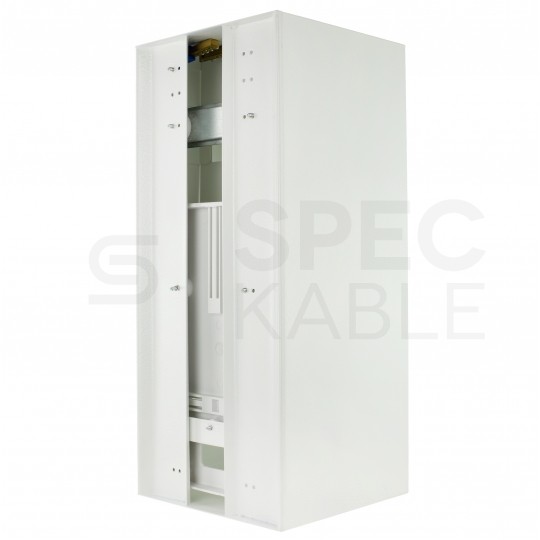 Rozdzielnica uniwersalna licznikowa 1-fazowa plombowana IP30 natynkowa głęboka biała RU-1-P Karwasz