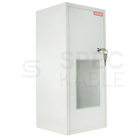 Rozdzielnica uniwersalna licznikowa 1-fazowa plombowana IP30 natynkowa głęboka biała RU-1-P Karwasz