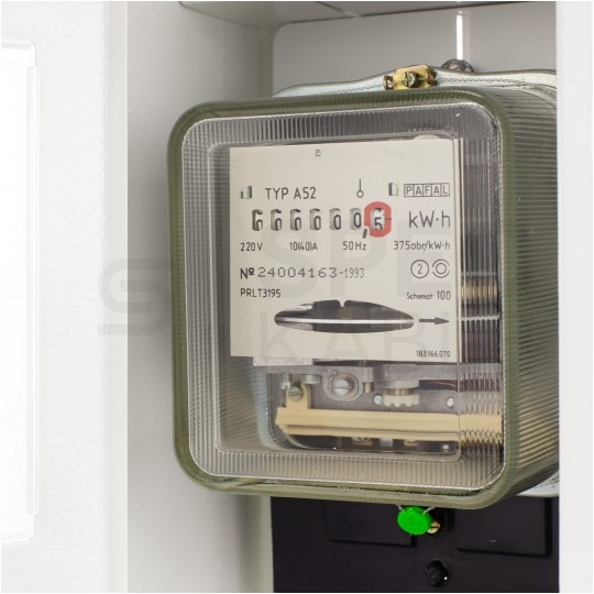 Rozdzielnica uniwersalna licznikowa 1-fazowa plombowana IP30 natynkowa głęboka biała RU-1-P Karwasz