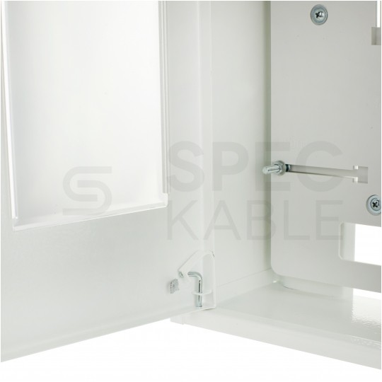 Rozdzielnica uniwersalna licznikowa 1-fazowa plombowana IP30 natynkowa płytka biała RU-1-P Karwasz