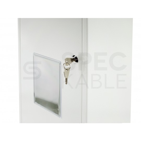 Rozdzielnica uniwersalna licznikowa 3-fazowa plombowana IP30 natynkowa głęboka biała RU-3-P Karwasz