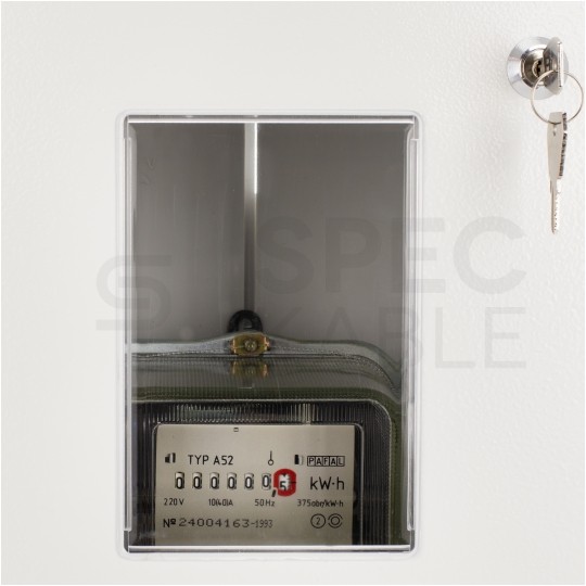 Rozdzielnica uniwersalna licznikowa 3-fazowa plombowana IP30 natynkowa głęboka biała RU-3-P Karwasz