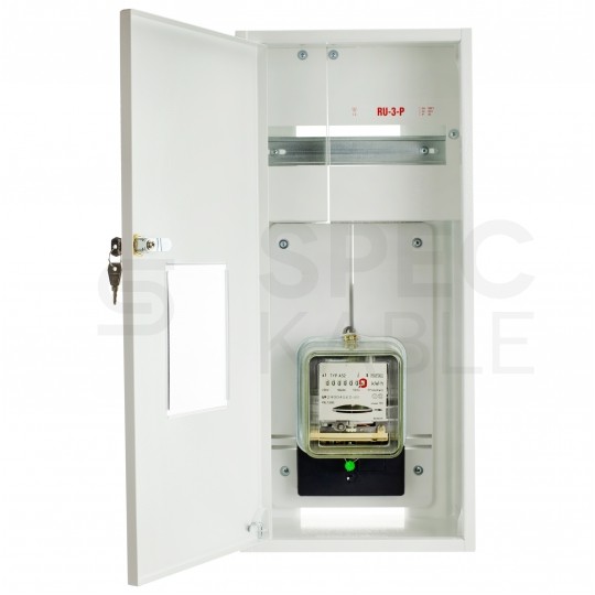Rozdzielnica uniwersalna licznikowa 3-fazowa plombowana IP30 natynkowa głęboka biała RU-3-P Karwasz