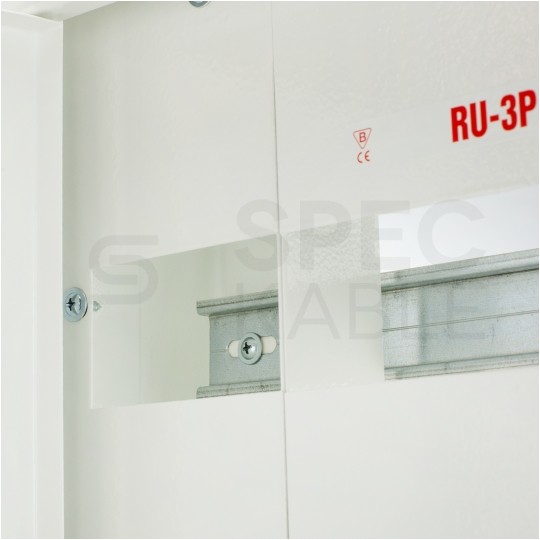 Rozdzielnica uniwersalna licznikowa 3-fazowa plombowana IP30 natynkowa płytka biała RU-3-P Karwasz