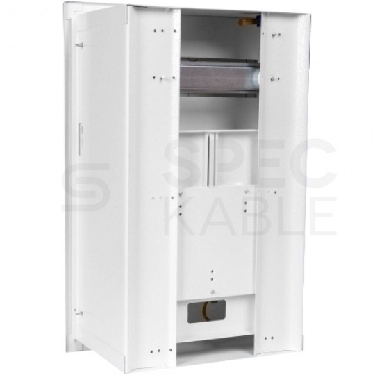 Rozdzielnica uniwersalna wnękowa licznikowa 1-fazowa plombowana IP30 biała RW-1-P-10 Karwasz