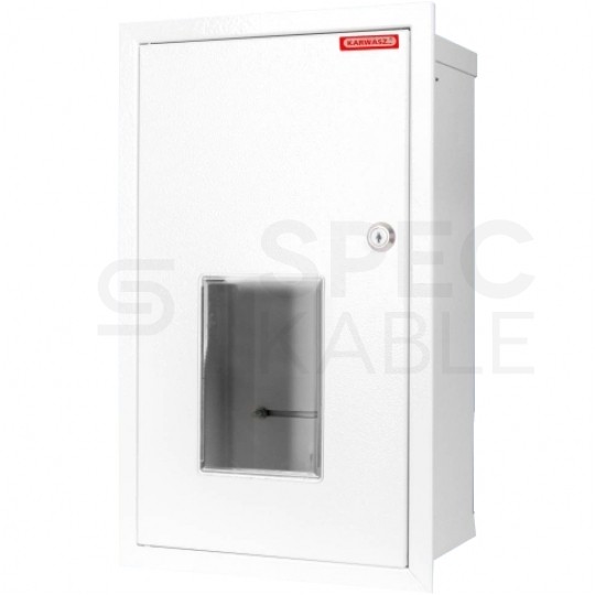 Rozdzielnica uniwersalna wnękowa licznikowa 1-fazowa plombowana IP30 biała RW-1-P-10 Karwasz