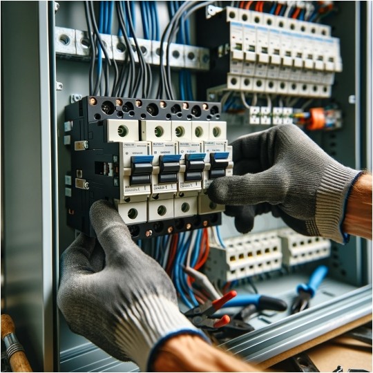 Rozłącznik izolacyjny 40A 3-biegunowy 3P (400V AC) 3-modułowy EATON