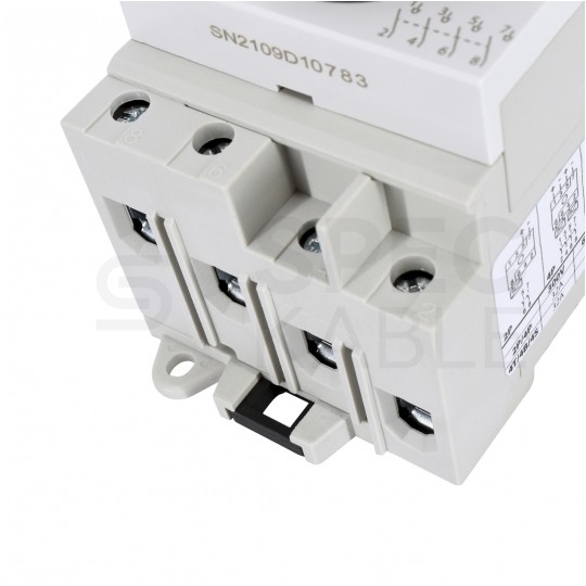 Rozłącznik izolacyjny obrotowy solarny 32A 4-biegunowy 4P (1200V DC PV) 4-modułowy Schelinger