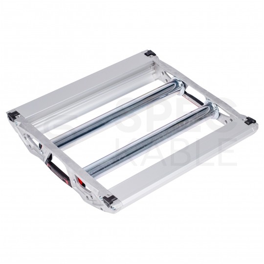 Rozwijak bębnowy do kabli i przewodów, stojak na bęben 215kg o zmiennej średnicy bębna do 1000mm PRO530 RUNPOTEC