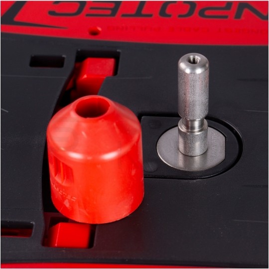 Rozwijak bębnowy do kabli i przewodów, stojak na bęben 300kg o zmiennej średnicy bębna 15-45mm XB300 RUNPOTEC