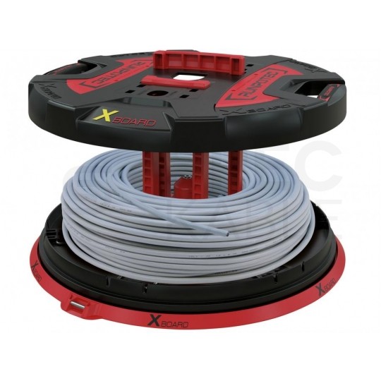 Rozwijak bębnowy do kabli i przewodów, stojak na bęben 800kg o zmiennej średnicy bębna 15-45mm XB500 RUNPOTEC