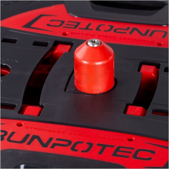 Rozwijak bębnowy do kabli i przewodów, stojak na bęben 800kg o zmiennej średnicy bębna 15-45mm XB500 RUNPOTEC