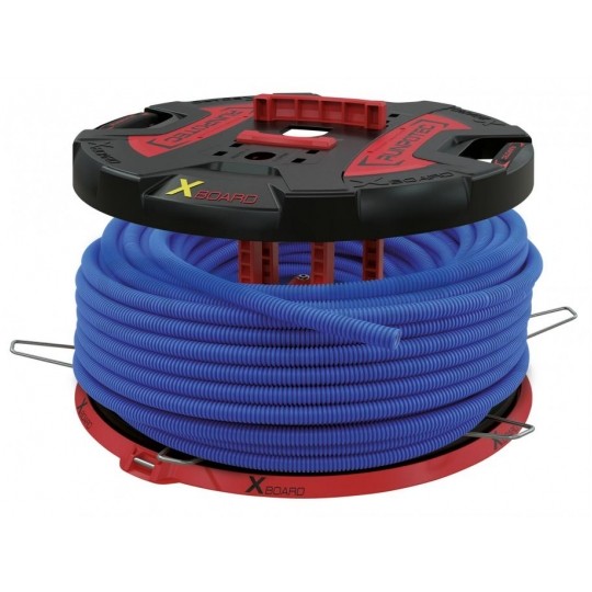 Rozwijak bębnowy do kabli i przewodów, stojak na bęben 800kg o zmiennej średnicy bębna 15-45mm XB500 RUNPOTEC