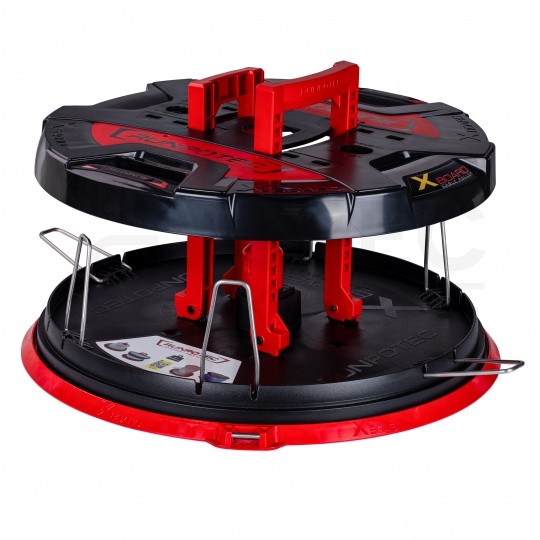 Rozwijak bębnowy do kabli i przewodów, stojak na bęben 800kg o zmiennej średnicy bębna 15-45mm XB500 RUNPOTEC