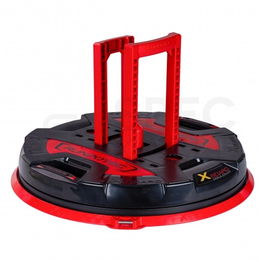 Rozwijak bębnowy do kabli i przewodów, stojak na bęben 800kg o zmiennej średnicy bębna 15-45mm XB500 RUNPOTEC