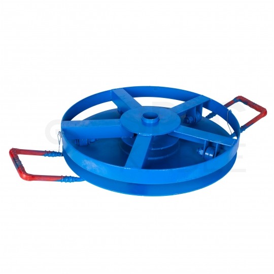 Rozwijak bębnowy stalowy do kabli i przewodów, stojak na bęben 400kg fi: 50cm TELCOLINE