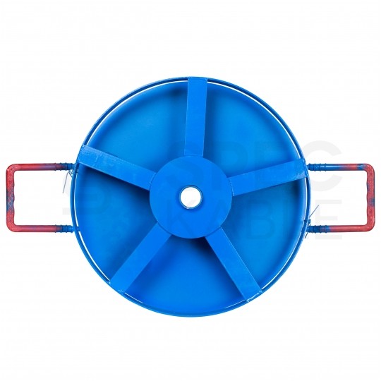 Rozwijak bębnowy stalowy do kabli i przewodów, stojak na bęben 400kg fi: 50cm TELCOLINE