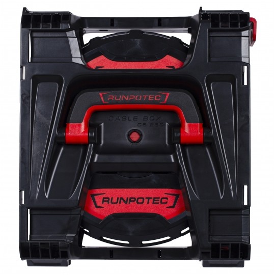 Rozwijak kasetowy do kabli i przewodów, stojak na bęben CB 260 o modułowej konstrukcji BOX RUNPOTEC