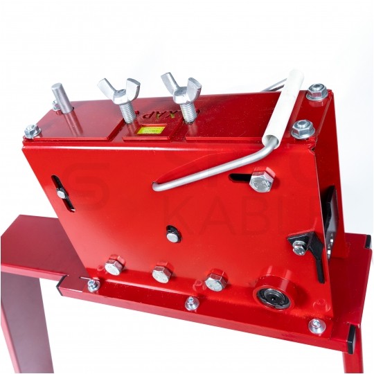 Rozwijak, odwijak stalowy ocynkowany do bednarki i drutu odgromowego z podstawą i prościarką fi: 80cm