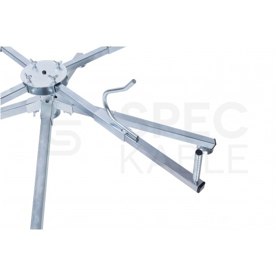 Rozwijak składany stalowy ocynkowany do rozwijania drutu odgromowego fi: 100cm