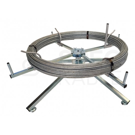 Rozwijak składany stalowy ocynkowany do rozwijania drutu odgromowego fi: 100cm