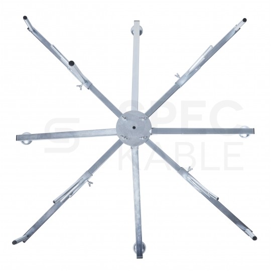 Rozwijak składany stalowy ocynkowany do rozwijania drutu odgromowego fi: 100cm