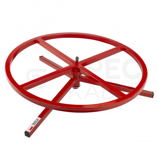 Rozwijak uniwersalny stalowy do kabli i przewodów poziomy "kołowrotek" fi: 55cm