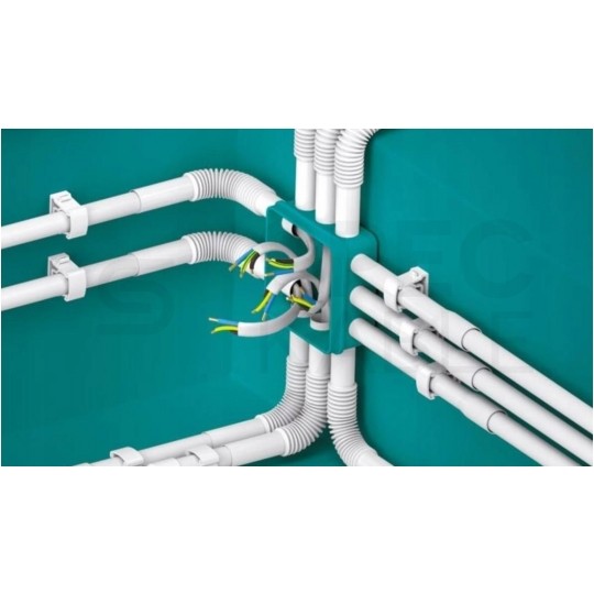 Rura elektroinstalacyjna sztywna RLM-22 gładka kielichowa 320N PVC UV biała 2m