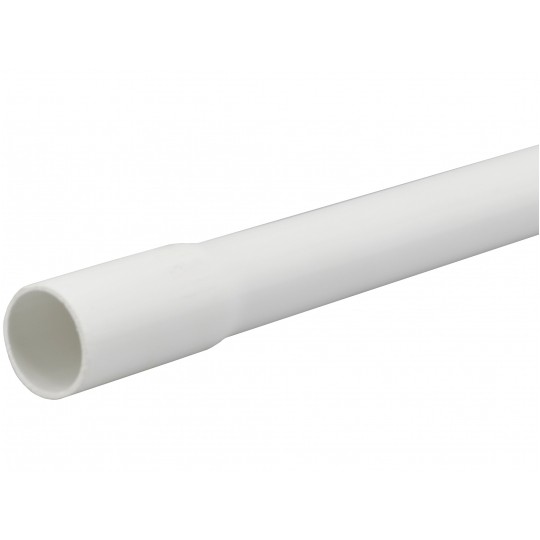Rura elektroinstalacyjna sztywna RLM-40 gładka kielichowa 320N PVC UV biała 2m