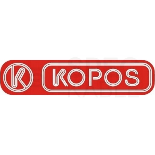 Rura karbowana AROT 40mm dwuwarstwowa osłonowa do ziemi peszel z pilotem 450N HDPE niebieska 50m bezhalogenowa KOPOFLEX KOPOS