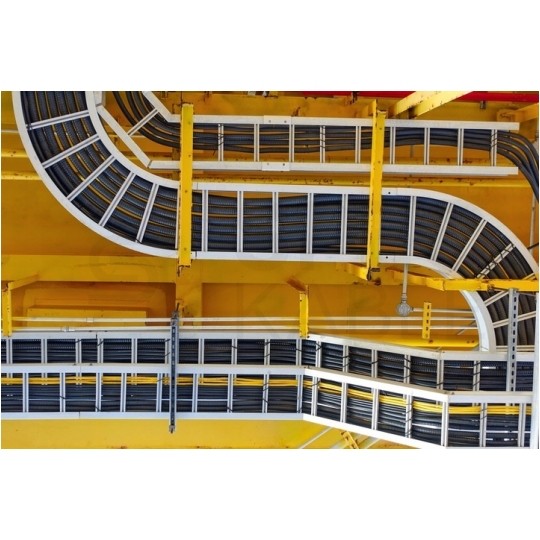 Rura karbowana elektroinstalacyjna GUS (RSF) 50mm wzmocniona spiralą giętka samogasnąca peszel elastyczny 320N PVC UV szara 30m TUBIFOR