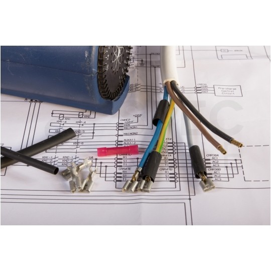 Rurka termokurczliwa RTS 1,6/0,8mm szara 1m
