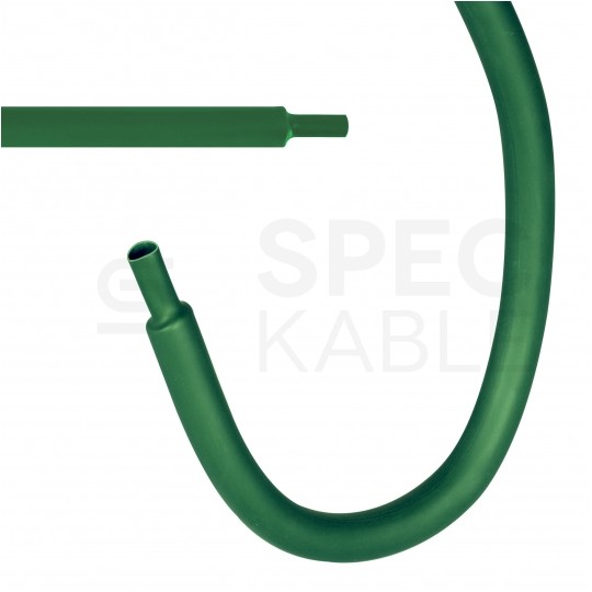 Rurka termokurczliwa RTS 1,6/0,8mm zielona 1m