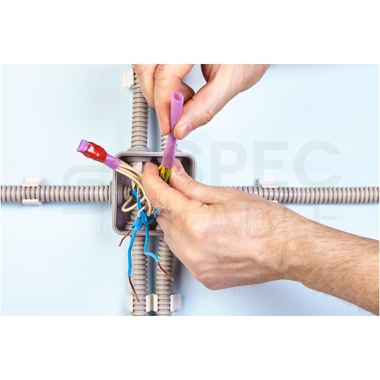 Rurka termokurczliwa RTS 12,7/6,4mm brązowa 1m