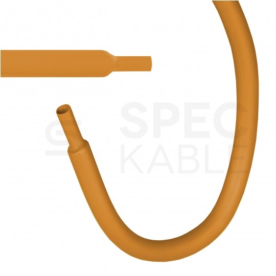 Rurka termokurczliwa RTS 2,4/1,2mm brązowa 1m