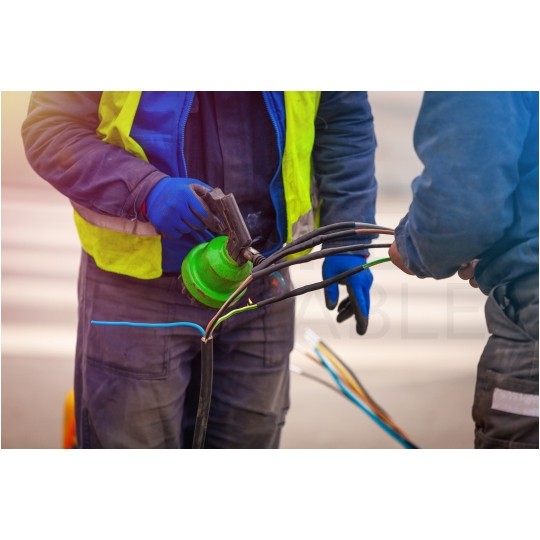 Rurka termokurczliwa RTS 2,4/1,2mm żółta 1m