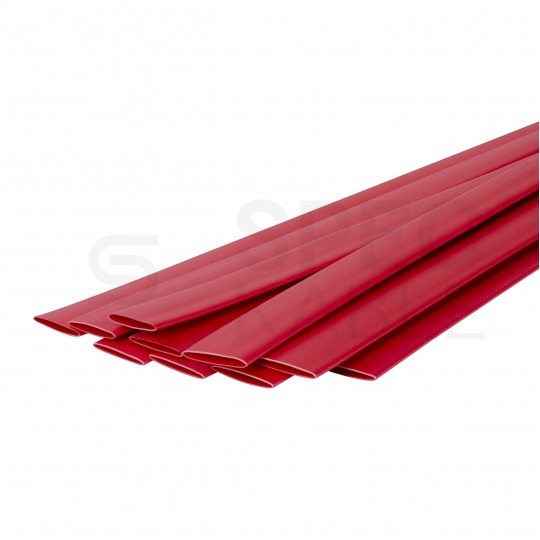Rurka termokurczliwa RTS 25,4/12,7mm czerwona 1m