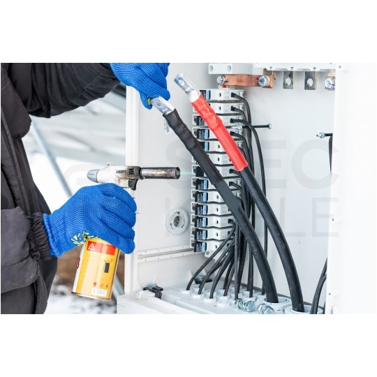 Rurka termokurczliwa RTS 3,2/1,6mm żółto-zielona 1m