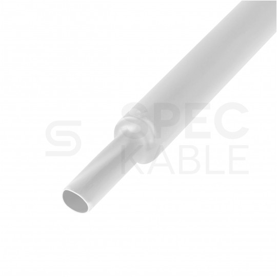 Rurka termokurczliwa RTS 4,8/2,4mm biała 1m