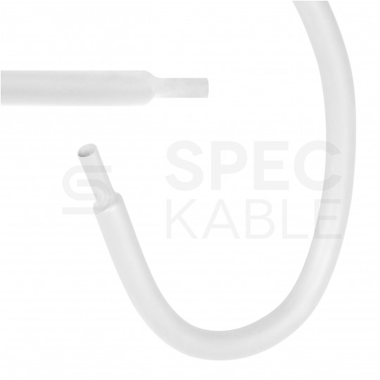 Rurka termokurczliwa RTS 6,4/3,2mm bezbarwna 1m