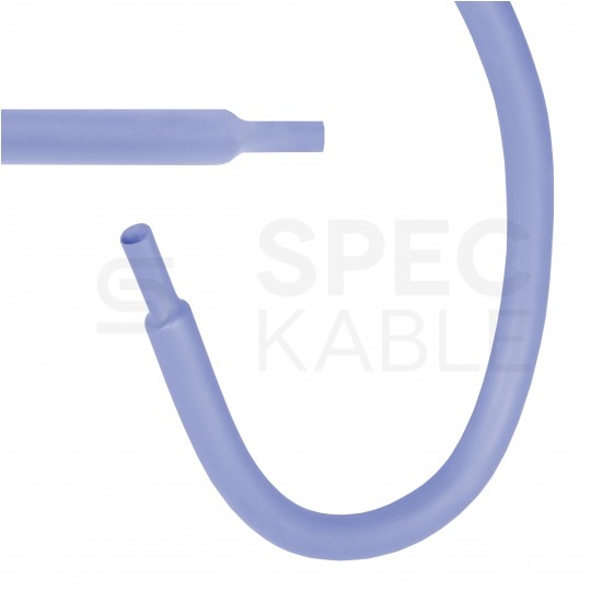 Rurka termokurczliwa RTS 6,4/3,2mm fioletowa 1m