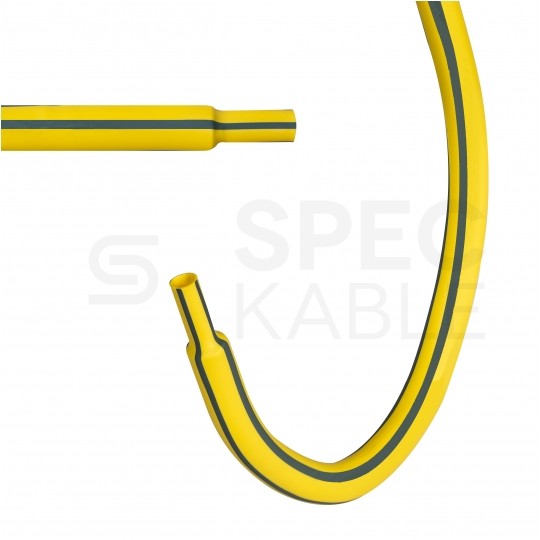 Rurka termokurczliwa RTS 9,5/4,8mm żółto-zielona 1m