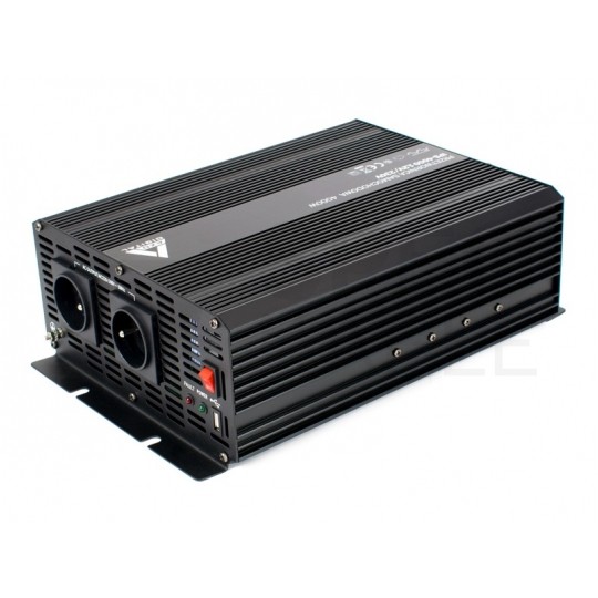 Samochodowa przetwornica napięcia 12V / 230V SINUS modyfikowany 2000/4000W AZO Digital IPS-4000