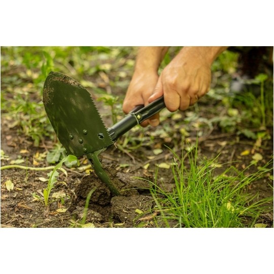 Saperka survivalowa wielofunkcyjna, składana 5w1 z pokrowcem NEO 63-121