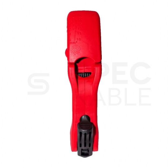 Ściągacz izolacji 0,5-6mm2 do kabli okrągłych z funkcją cięcia i zginania przewodów w pętle MILWAUKEE